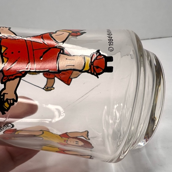 Vintage 1984 Cabbage Patch Kids Dolls 3.5” Drinking Juice Glass Collectible - Picture 5 of 6